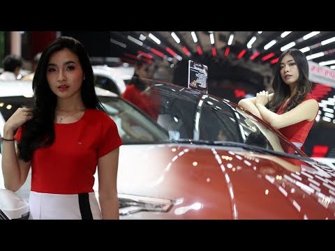 Deretan Wajah SPG di Pameran Gaikindo Indonesia International Auto Show Banten