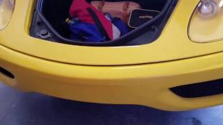Ferrari 360 front bumper removal and installation