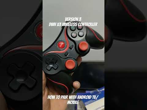 Dwh x3 wireless controller connect to Android tv/Mobile (version3)