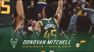 Donovan Mitchell scores a career-high 46 points against the Bucks