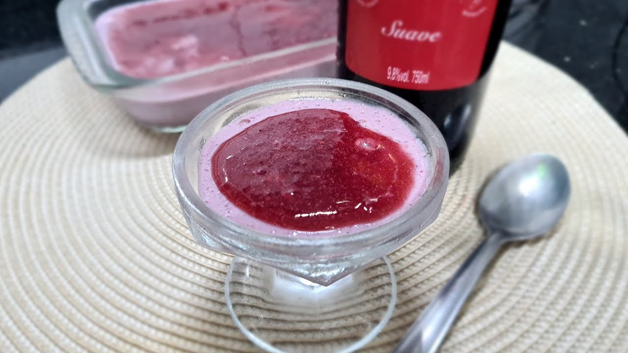 Como Fazer Mousse de Vinho Tinto