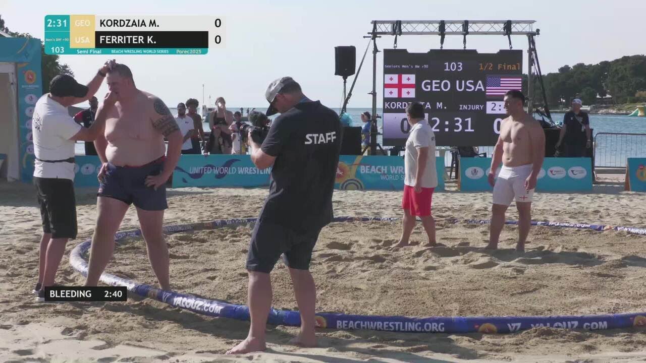 Mamuka KORDZAIA (GEO) vs. Kyle Robert FERRITER (USA) • Semi Final • Men's BW +90Kg