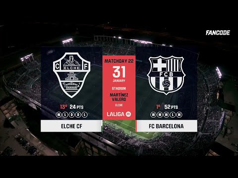 Elche Cf Vs Fc Barcelona | Laliga 2025/26 | Extended Highlights