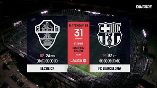 Elche Cf Vs Fc Barcelona | Laliga 2025/26 | Extended Highlights