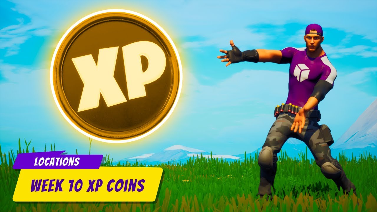 Gold XP Coins In Week 10 -  Chapter 2 Season 5 | FORTNITE XP COINS