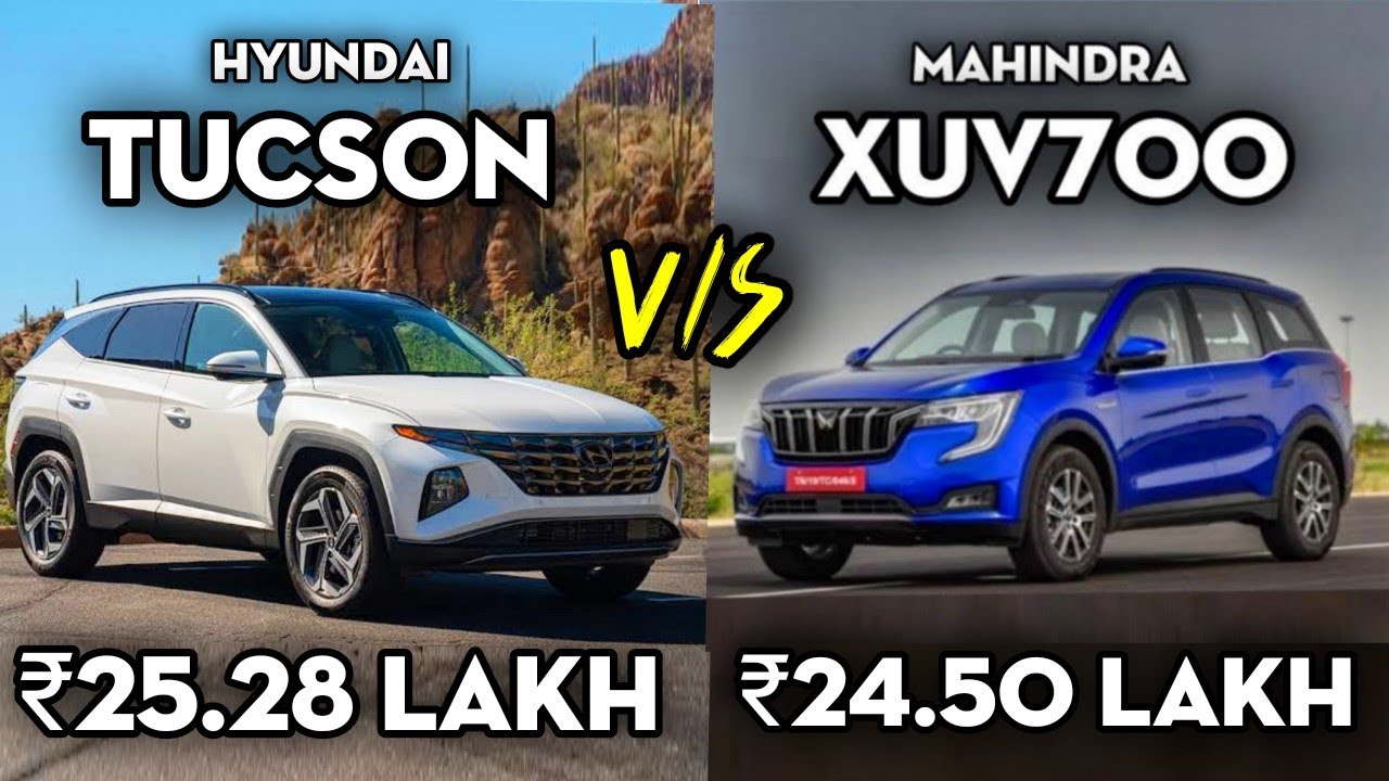 Hyundai Tucson VS Mahindra XUV70O - Full Detailed Comparison!! New 2022 ...