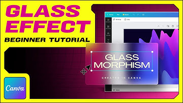 How to Glass Effect (EASY Beginner Canva Tutorial)