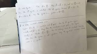 Tensor Calculus Practice Final Exam Problem Number Six- Part D