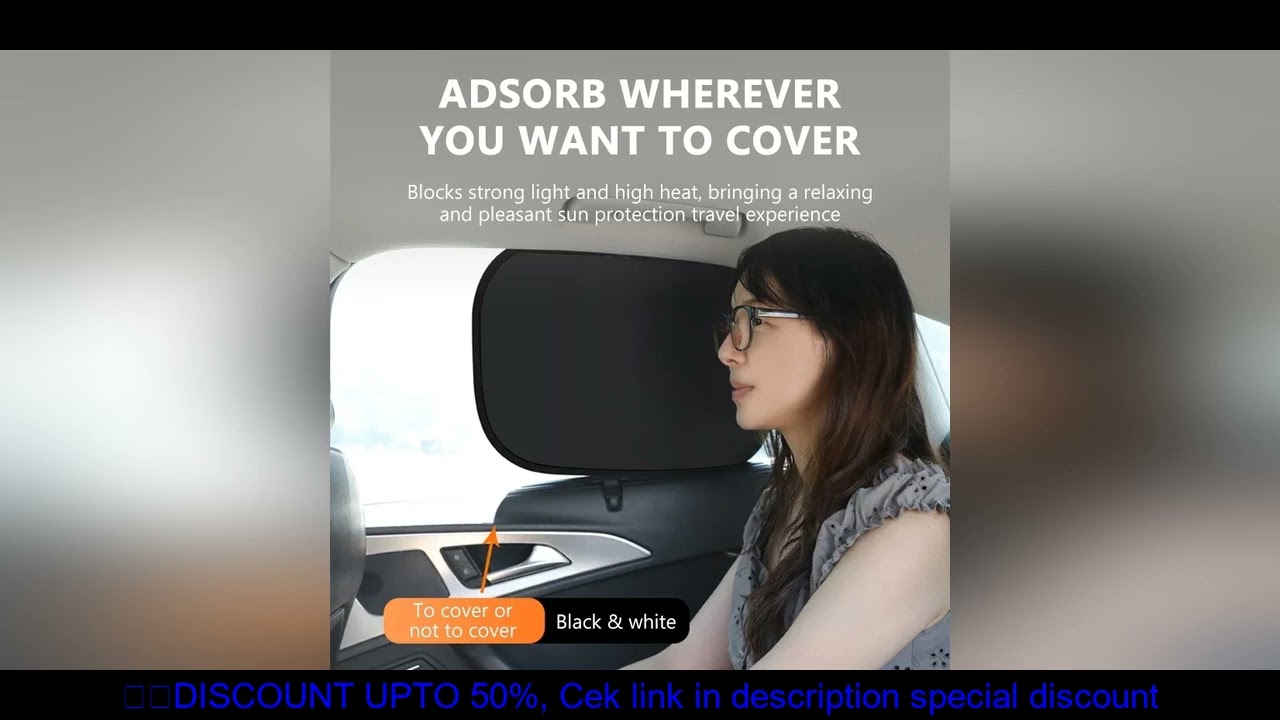Car Side Window Sunshade Protection Foldable Auto Sun Shade Cover Front Rear Side Window Shield Car