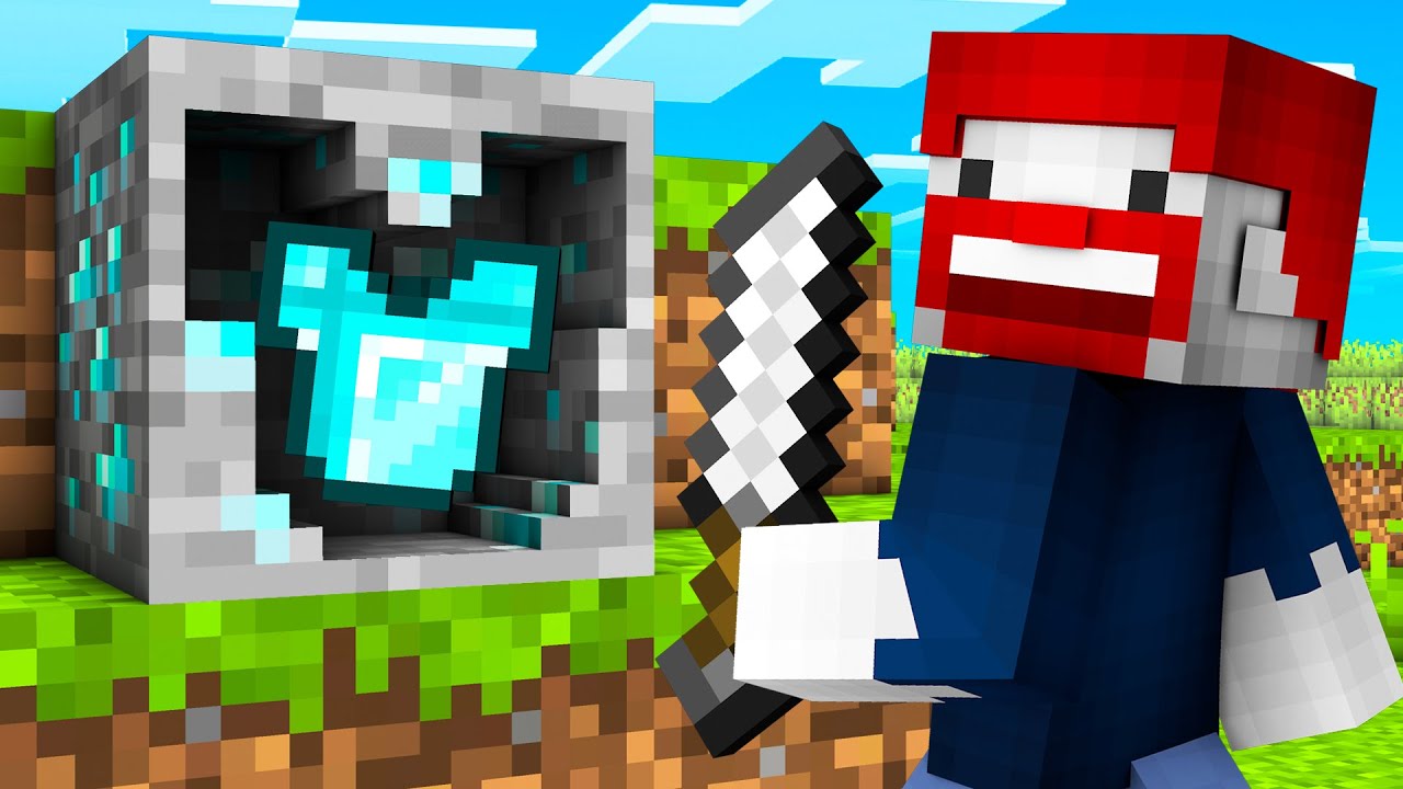 Ich Schneide aus ALLEN MINECRAFT BLÖCKEN eine RÜSTUNG...