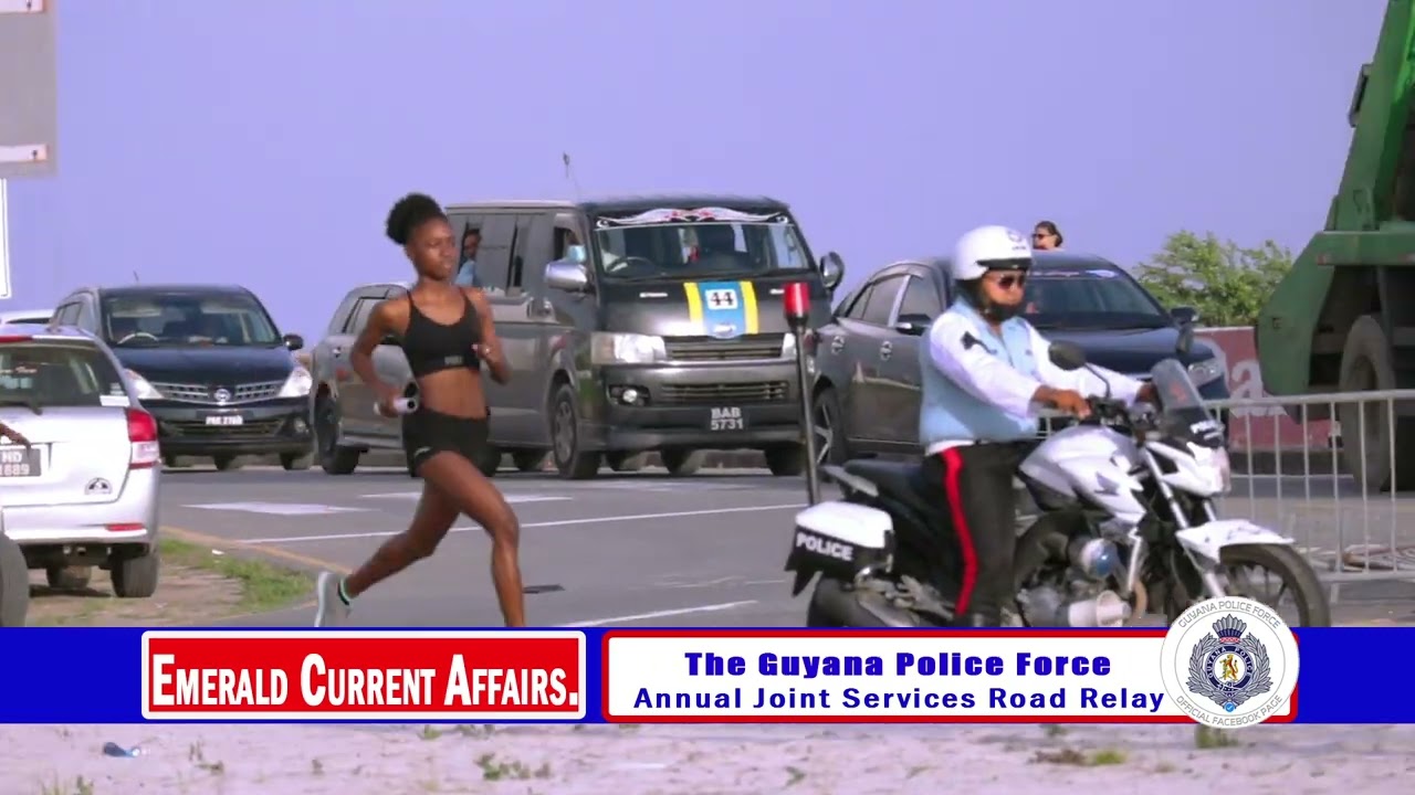 Guyana Police Force, Annual Joint Services Road Relay 2022.