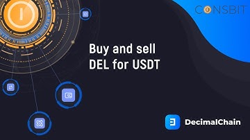 How to buy and sell DEL for USDT on coinsbit.io