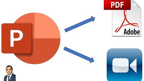How to Convert PowerPoint to PDF and Video.