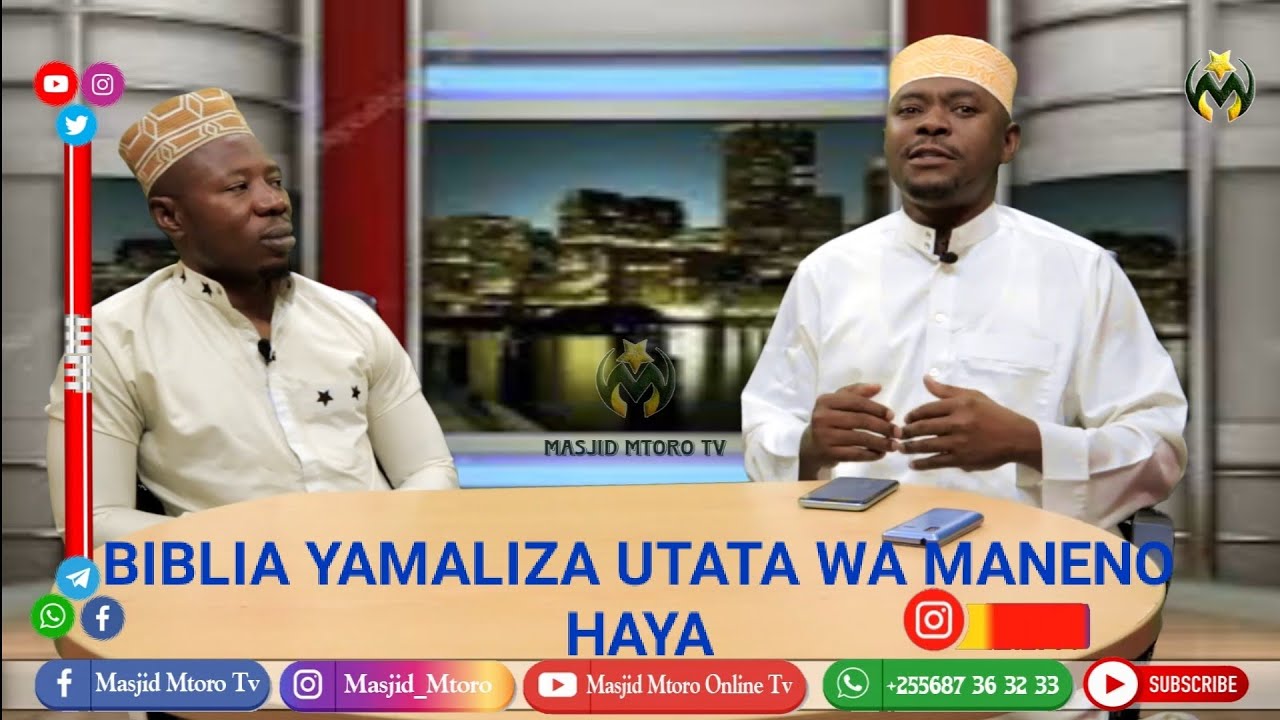 BIBLIA YAMALIZA UTATA WA MANENO HAYA | KABLA YA KUUMBWA DUNIA  PALIKUAKO NENO | UST. SAID KINYOGOLI