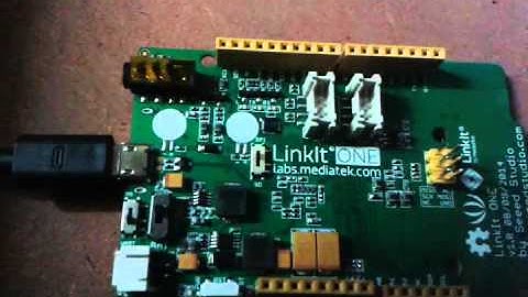 Mediatek Linkit one Check Com port on startup