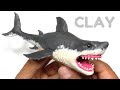 How to make a WHITE SHARK with plasticine or clay in steps - My Clay World