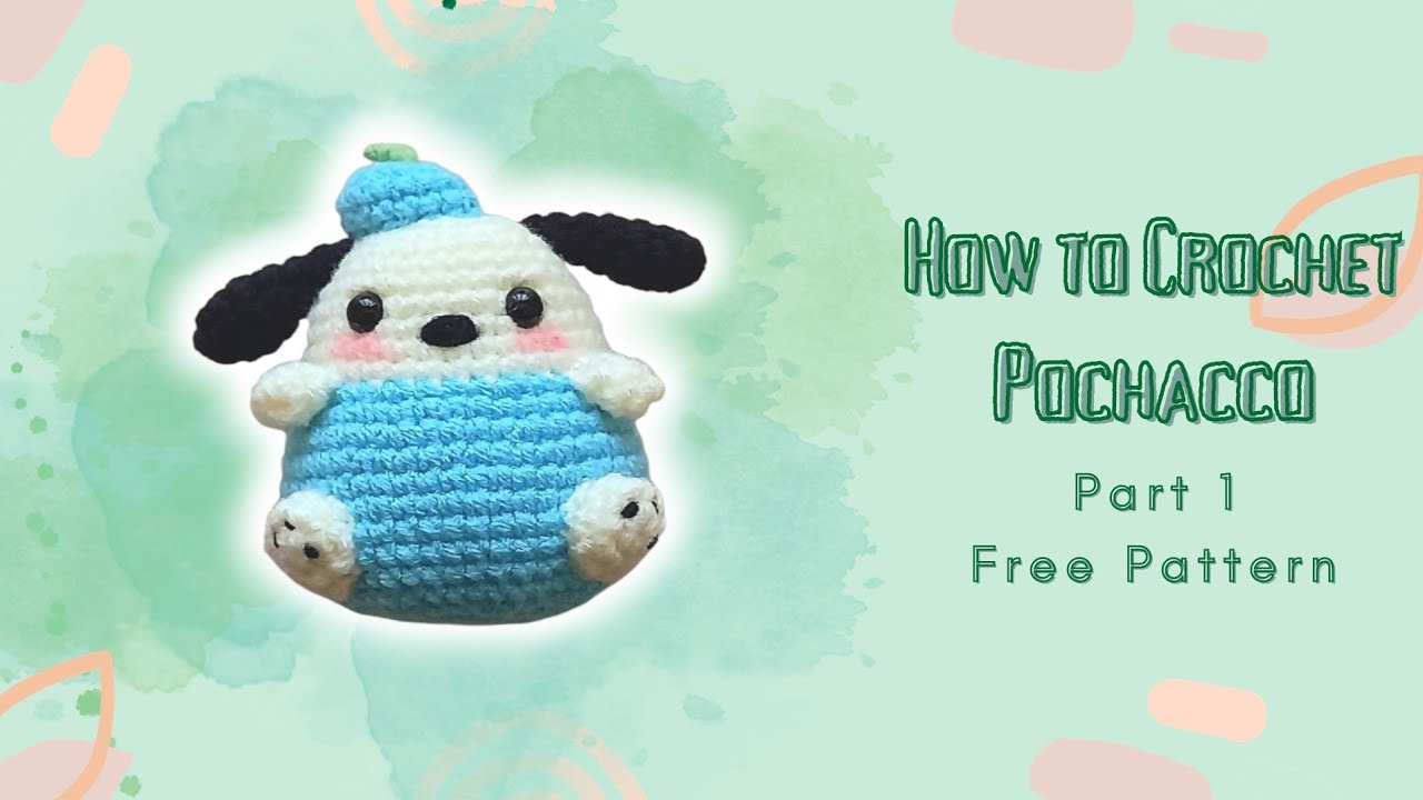 Mini Pochacco crochet (1/2) | Amigurumi for beginners @Mini_Dolly