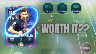 113 Ovr Kvaratskhelia Is Too Good Player Review
