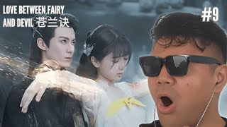 FIRST TIME WATCHING Love Between Fairy and Devil 苍兰诀 Ep. 9 - DONGFANG SAVES ORCHID! 😱