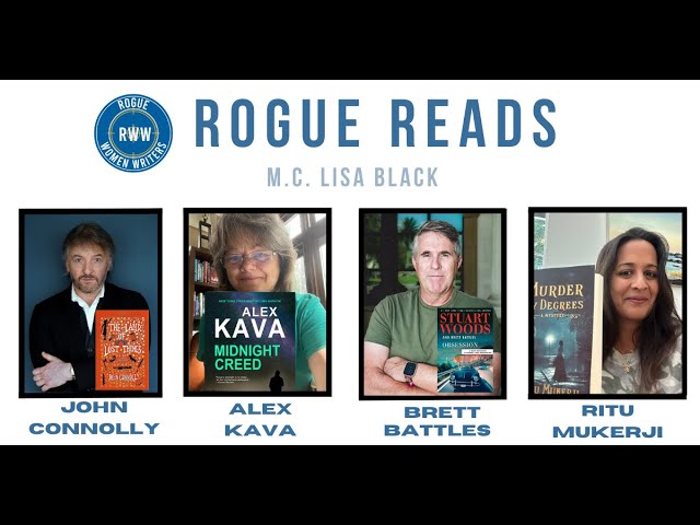 Riveting Suspense Authors JOHN CONNOLLY, RITU MUKERJI, BRETT BATTLES and ALEX KAVA talk books.