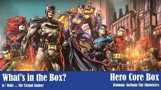 Hero Core Box for Batman: Gotham City Chronicles Board Game