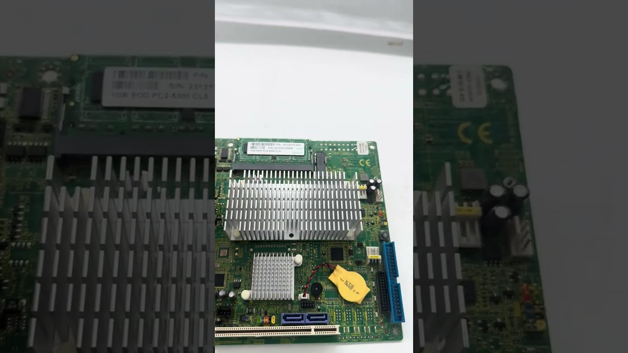 Scheda Madre Mini-ITX 945GSED-ITX V1.1 Con CPU Intel N270, RAM 1GB + EDC 2GB E Alimentatore - Usata