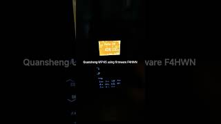 Quansheng UV-K5 with firmware F4HWN. #hamradio