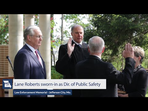 missouri government test Police Chief Lane Roberts sworn-in as Director of Public Safety