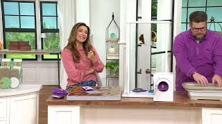 CAMPANELLI Microfiber & Diamondfiber Washable 10pc Sponge Set on QVC