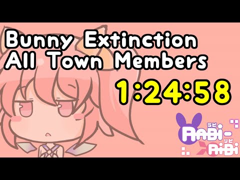 [WR] Rabi-Ribi All Town Members in 1:24:58 (Bunny Extinction)