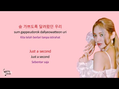 HYO 효연 'Second (Feat. 비비 (BIBI))' Lyrics (Han/Rom/Ind) | Terjemahan Indonesia