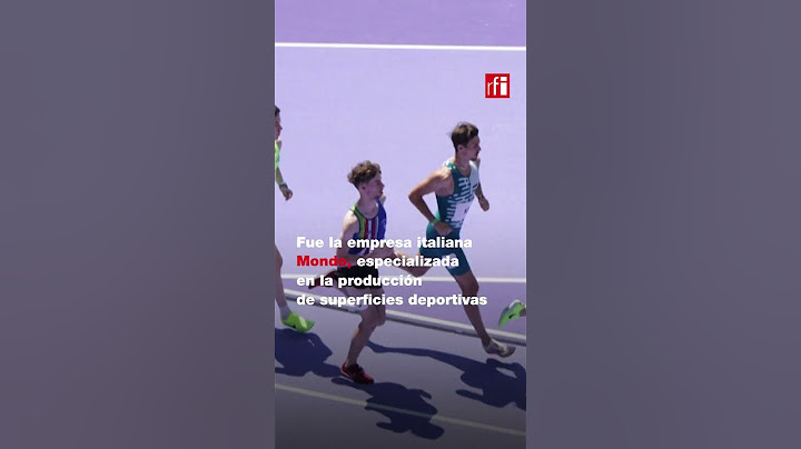París 2024: la pista violeta de atletismo hace su debut • RFI Español #paris2024 #juegosolimpicos