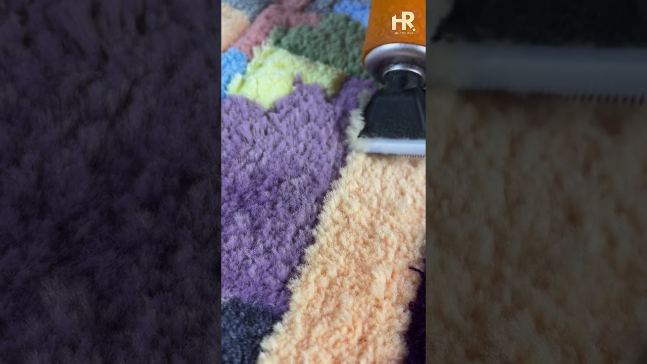 Hihome Rug Pixel Style Cute Girl