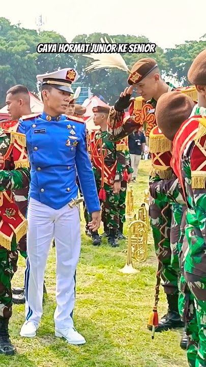 Gaya Hormat Junior ke Senior Taruna Keren Akmil akademi militer #drumband #akmil