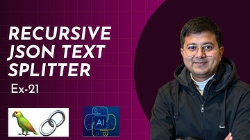Recursive Json text splitter | LanGchain Tutorial Basic To Advance ex-21