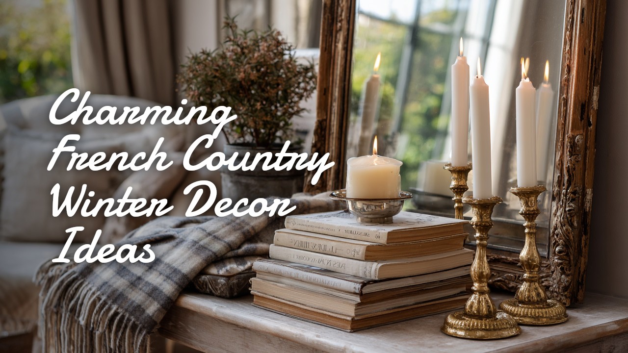 ❄️ Маленький коттедж, большое праздничное очарование: идеи зимнего декора во французском стиле.