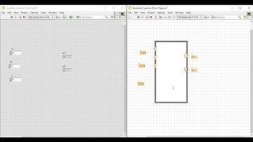 Finding root of Quadratic Equation || Labview