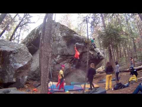 Beta Video for climb The Octagon v6, Yosemite Valley