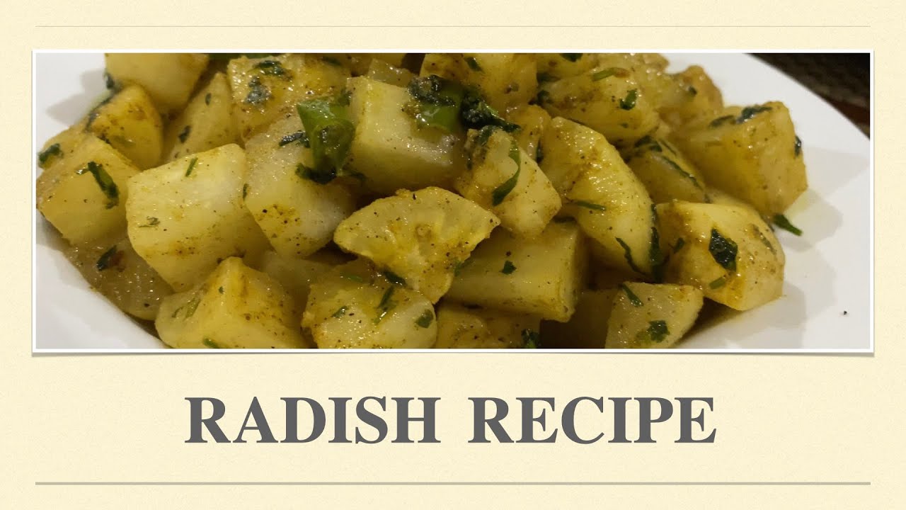 Radish Recipe YouTube