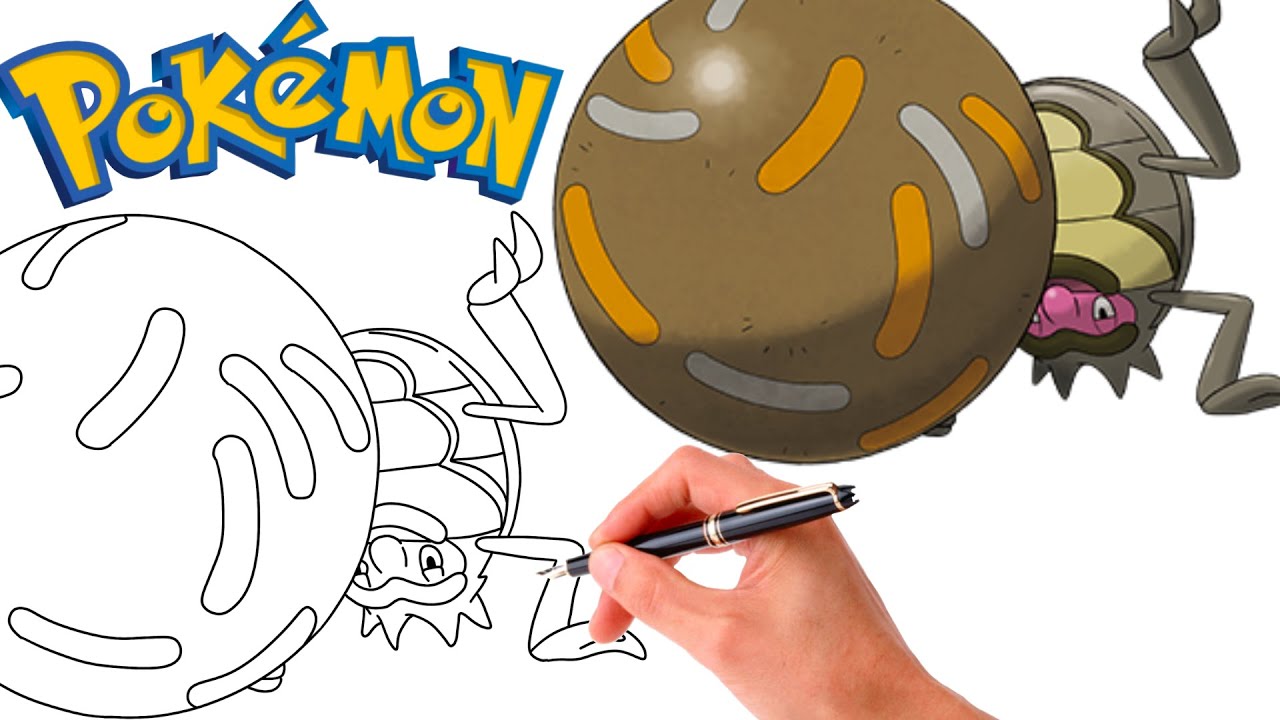 How To Draw RELLOR POKEMON 