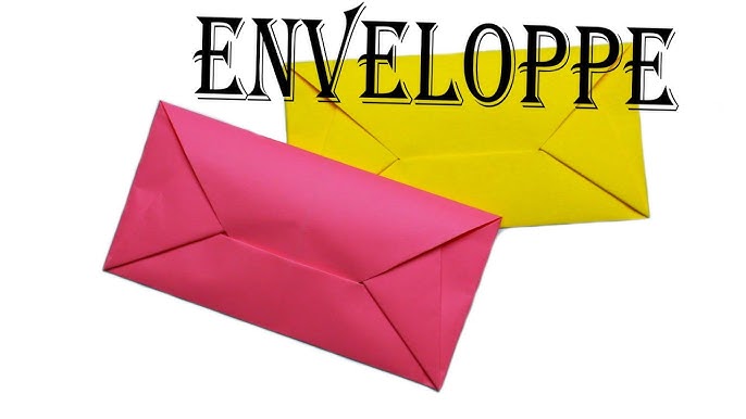 DIY une enveloppe en origami - Le Coléoptère Masqué