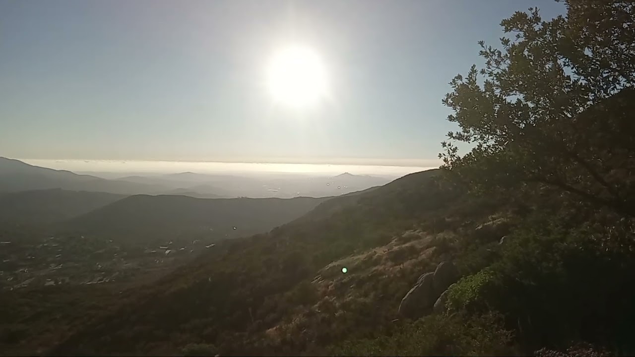 Proctor Fire West Of Proctor Valley Rd Near Mile Marker 6 From A Distance Aug. 23, 24