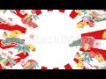 CG映像素材 動画素材 和風 伝統 文様 紋様 松竹梅 Cs1