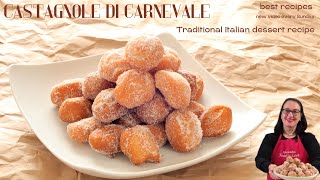 Castagnole di Carnevale | Traditional Italian dessert recipe for &quot;Castagnole di Carnevale&quot;