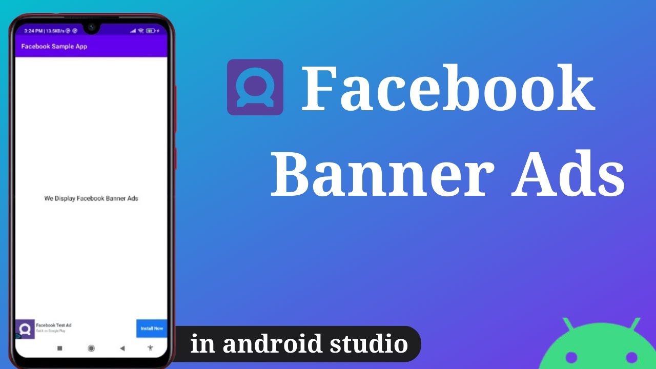 Implement Facebook Banner Ads in Android Studio | Facebook Banner Ads ...