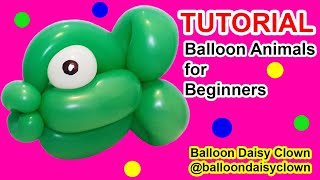 Balloon Animals for Beginners - Easy Balloon Fish TUTORIAL