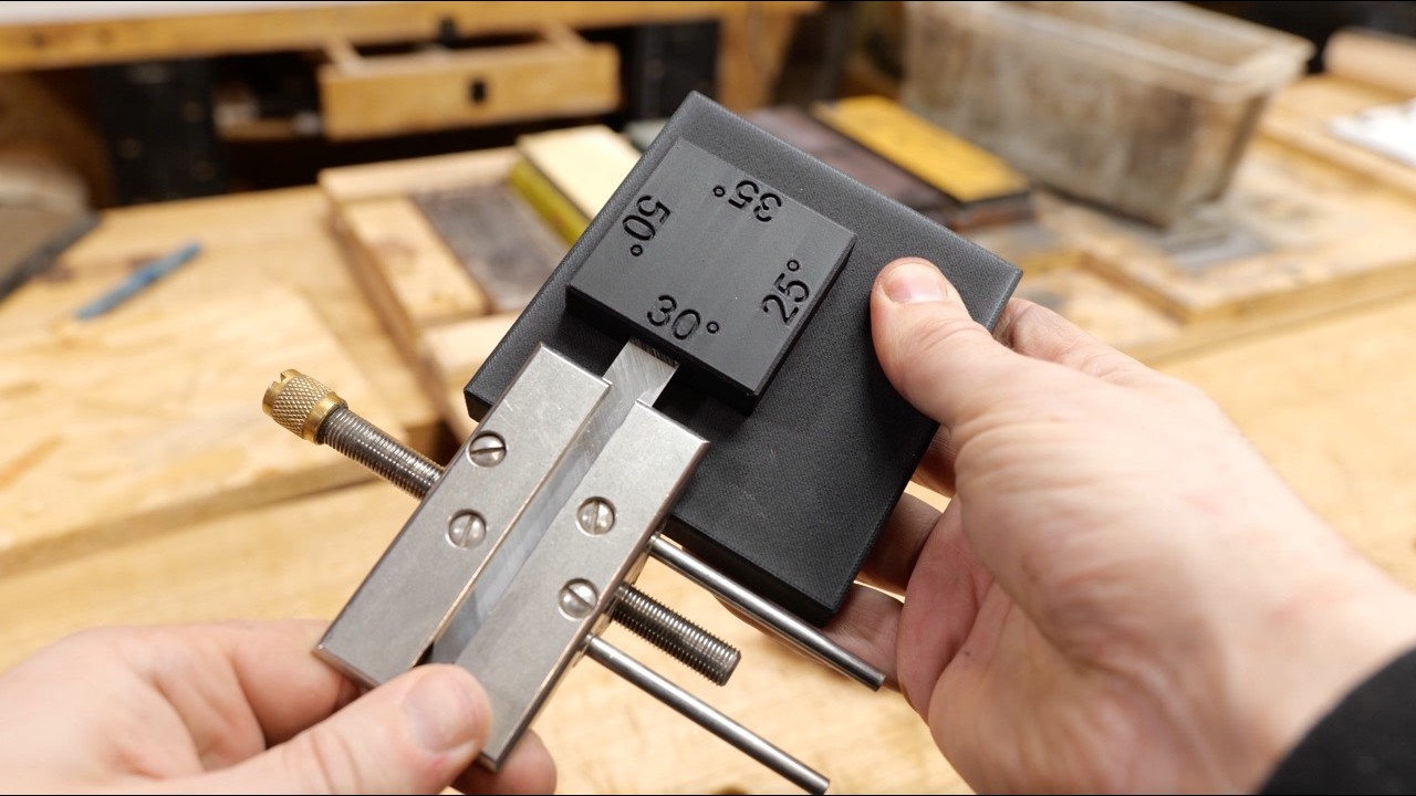 The Easiest Way to Set Blade Depth for Sharpening - YouTube