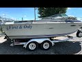 Lot 1138 1984 21’ Sea Ray 225 Cuddy boat w/trailer https://www.EdinburgAuction.com