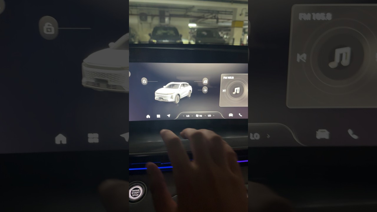 How to turn off Exeed RX rear mirror auto adjustment 