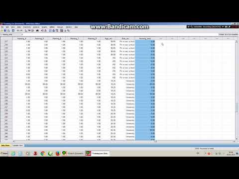 SPSS _ მანიპულაციები თარიღისა და დროის მონაცემებზე